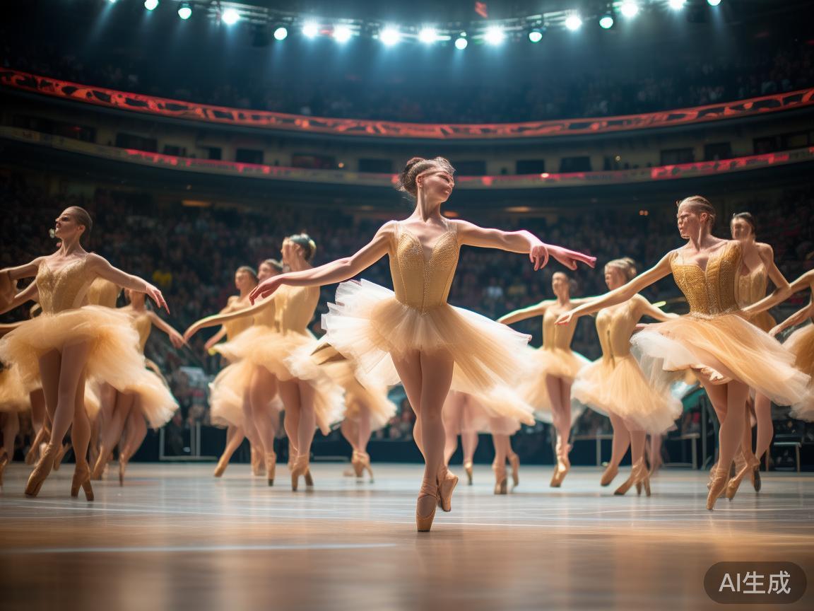 芭蕾舞表演作为一种高雅的艺术形式，其优雅的动作和严